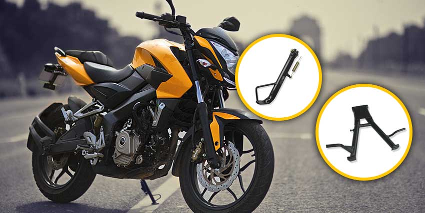 Bikes Side, Centre Stand and Fotrests